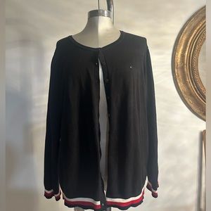 ❤️SOLD.❤️ Women’s Tommy Hilfiger black cardigan sweater size XXL new with tags